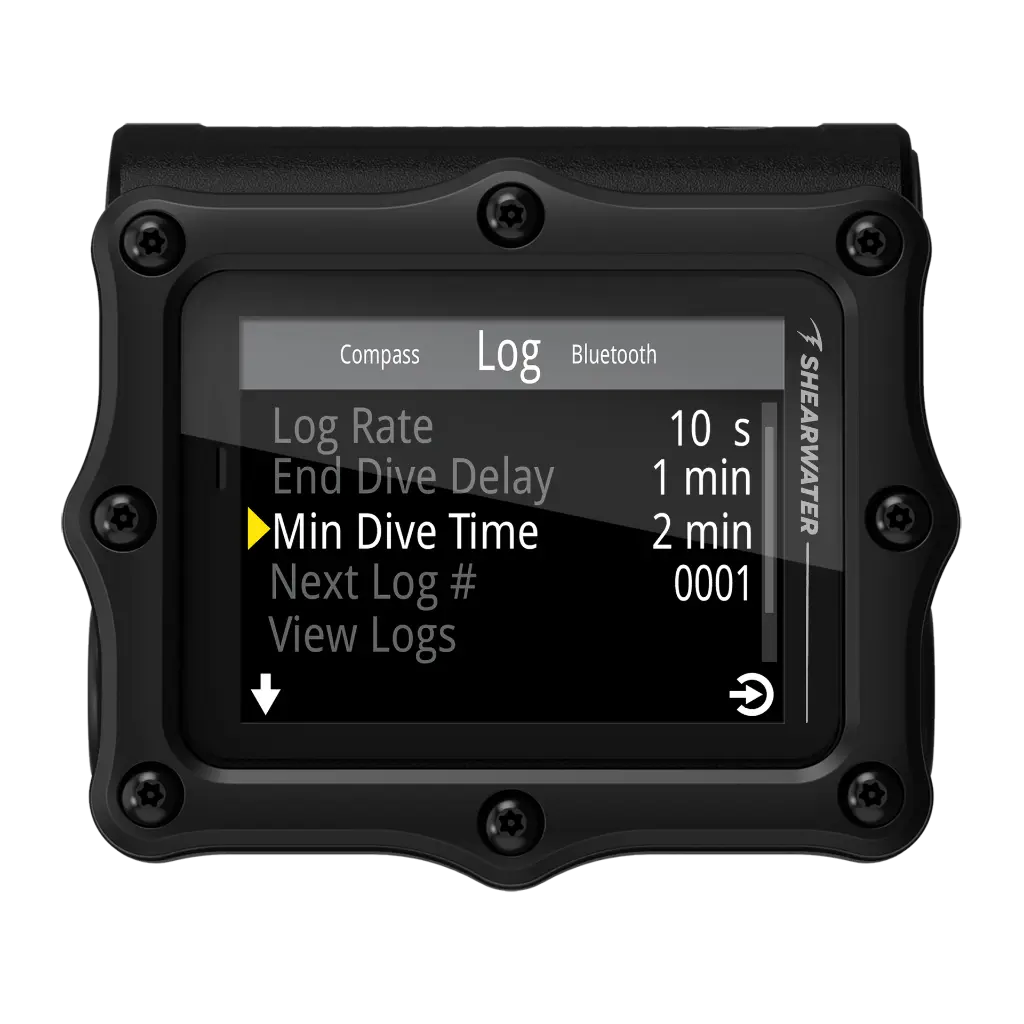 13501-01 Perdix 3 Black Front Minimum Dive Time.webp